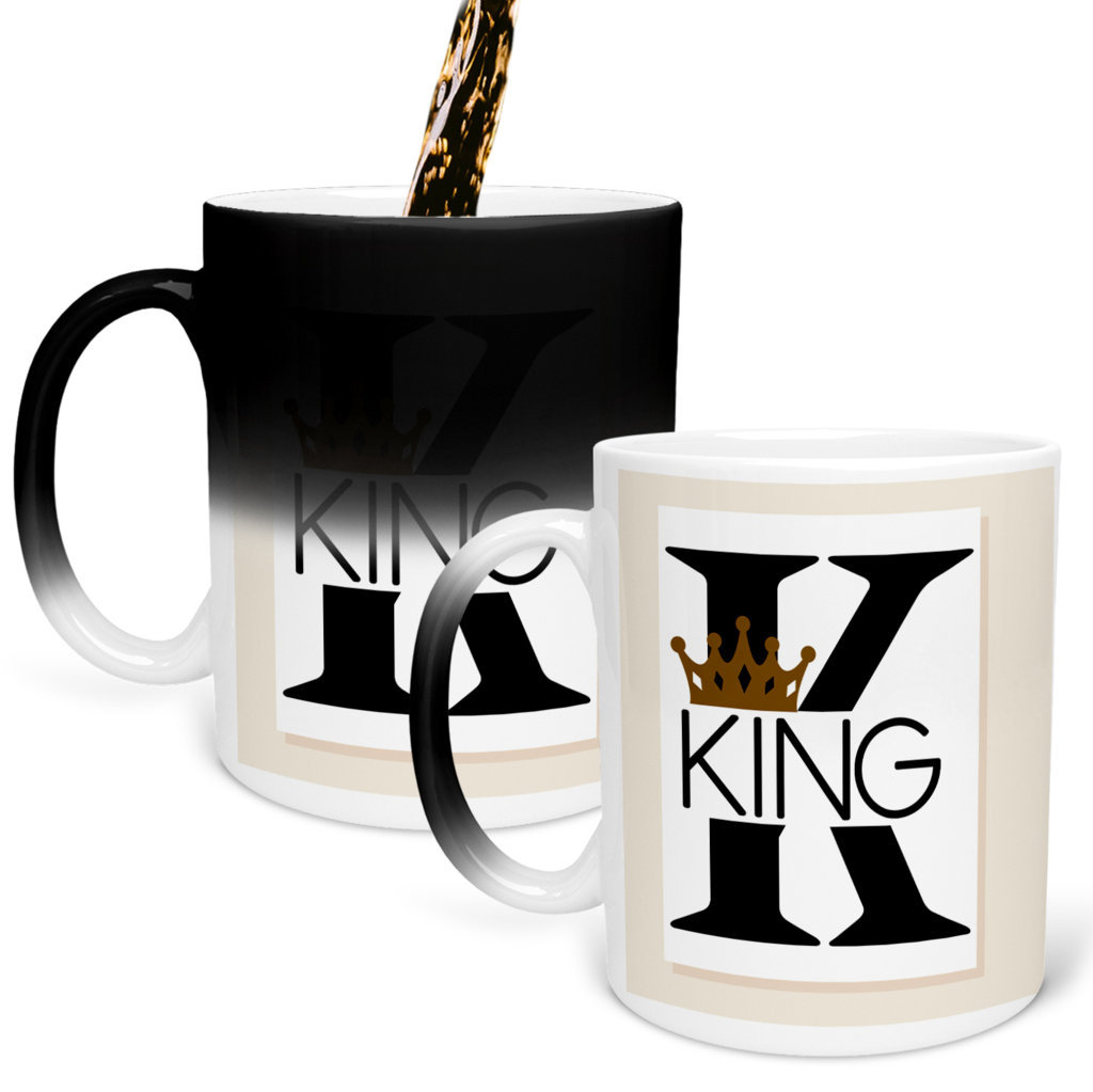 Printed Ceramic Coffee Mug | Valentine Day | King – For Him | 325 Ml…